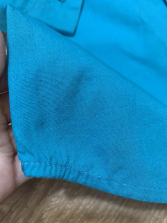 Camisa social azul na internet