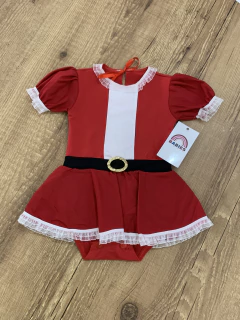 Body vestido temático - mamãe noel - comprar online