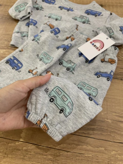 Conjunto moletom cinza - carrinhos (Garanimals) - loja online
