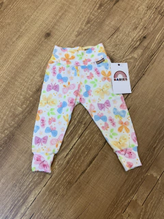 Calça estampada borboleta colorida (Bastitela)