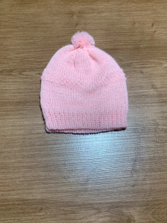 Toura rosa bebe tricot (3 meses)