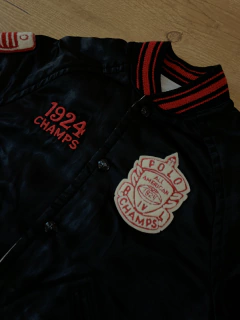 Jaqueta de seda e moletom preto com cinza ´1924 champs´ (Polo Ralph Lauren) na internet