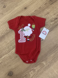 Body vermelho 'meu primeiro Natal' - comprar online