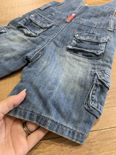 Jardineira jeans azul com bolsinhos (Chicco) - comprar online
