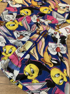 Conjunto estampado azul personagens looney tunes (Animê) - Babies Move Brecho