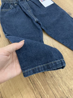 Calça jeans azul básica - sem botão (Toing Kids) - loja online