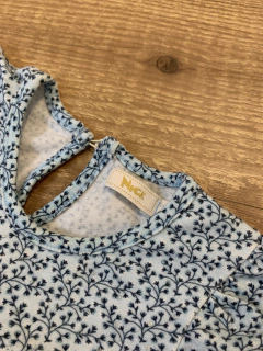 Body vestido estampado floral azul (Nick) na internet