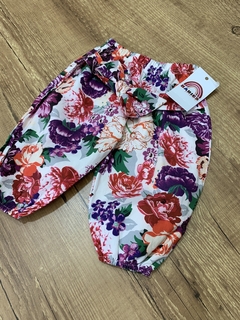 Calça balonê floral colorido - comprar online