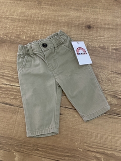 Calça jeans bege básica - botão marrom (Carter's) na internet