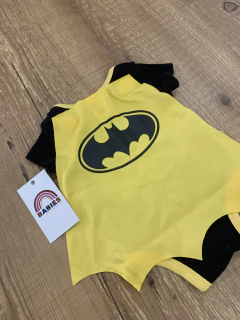 Body temático preto e amarelo (Batman) - loja online