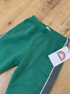 Calça verde e cinza moletom (Avenida Baby) na internet