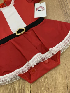Body vestido temático - mamãe noel - Babies Move Brecho