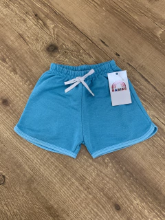 Short moletom azul (Pimentinha Kids) - comprar online