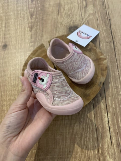Tênis meia rosa (Klin anatomico) - Babies Move Brecho