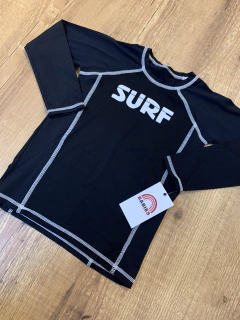 Blusa manga longa preta UV ´Surf´ - comprar online