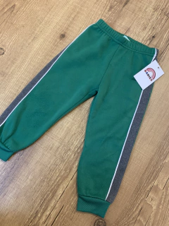 Calça verde e cinza moletom (Avenida Baby) - comprar online