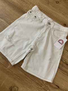 Bermuda jeans off white (Zara) - comprar online