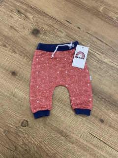 Calça moletom vermelha com estampa ursinhos\cachorrinhos (Le bhua) - comprar online