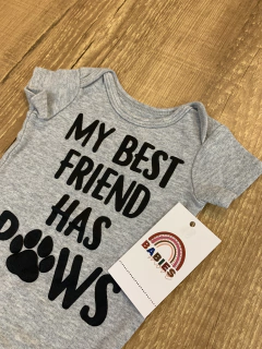 Body cinza ´My best friend´ (Baby Starters) na internet