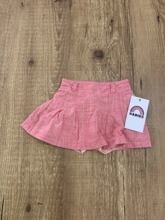 Short saia linho rosa (Dila) - comprar online