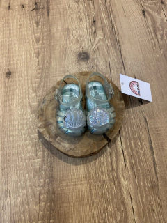 Imagem do Sandalia emborrachada azul - concha sereia (Mini Melissa)