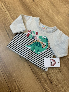 Blusa moletom cinza - Dino (Brandili) - comprar online