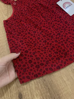 Imagem do Salopete canelada vermelho - oncinha (Carter's)