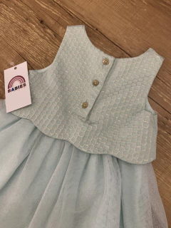 Imagem do Vestido verde água - saia de tule com glitter e sobreposição de blusinha escamada (Genuine OshKosh )