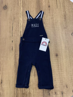 Jardineira longa moletom azul marinho "Made for the mountains" (Milon) - comprar online