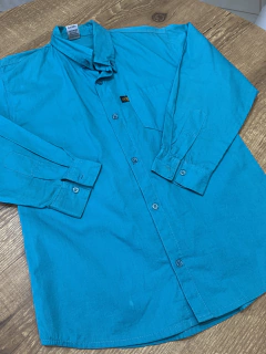 Camisa social azul - comprar online