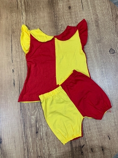 Conjunto blusa + short temático - Emília