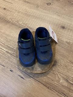Tenis azul marinho de velcro com led (Klin) - comprar online