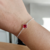 Pulseira Trevo vermelho