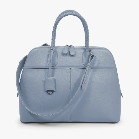 Bolsa Tresser Fermer - Azul Skyline/Prata - comprar online
