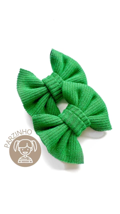 Parzinho Girly Canelado - Green