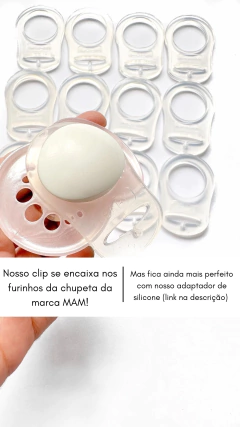 Kit Clip/Prendedor de Chupeta - Cotton Candy - loja online