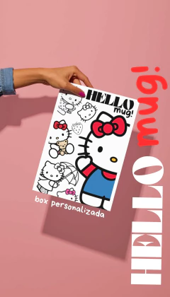 BOX Hello Mug - Vermelho - Mug Kids