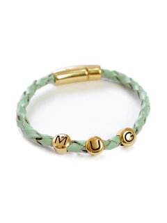 Pulseira de Couro Trançado Mug - Cores na internet