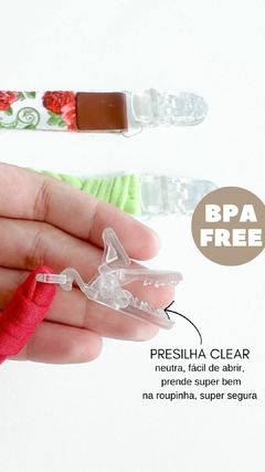 Kit Clip/Prendedor de Chupeta - Paris - Mug Kids