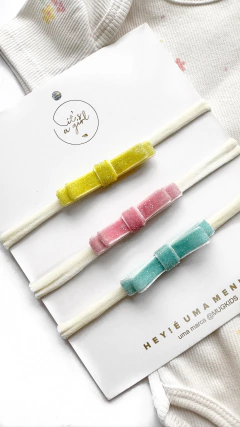 Trio Baby - Veludo Shine - Candy Colors - comprar online