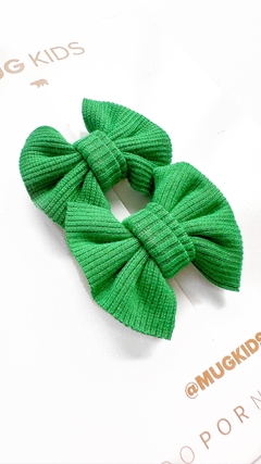 Parzinho Girly Canelado - Green