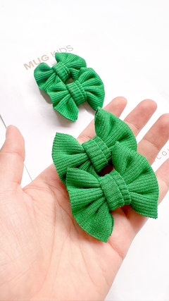 Parzinho Girly Canelado - Green - loja online