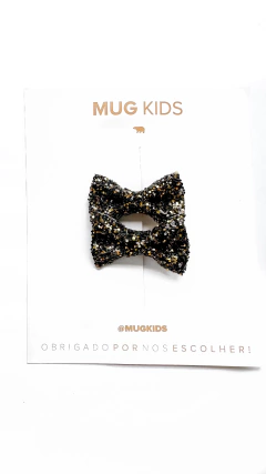 Parzinho Glitter - Preto (6 anos da Mug) - Mug Kids