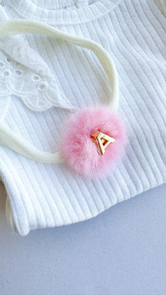 Pompom Inicial - Rosa - comprar online