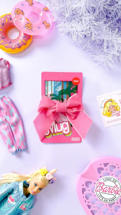 Laço Déia Barbie - Pink Veludo - comprar online