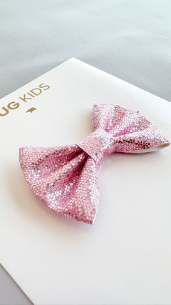Laço Glitter Texture - Rosa - comprar online