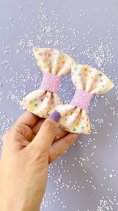 Laço Mug Pop - Glitter Confete - Mug Kids