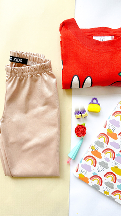 Legging Gloss - Amendoa - Mug Kids