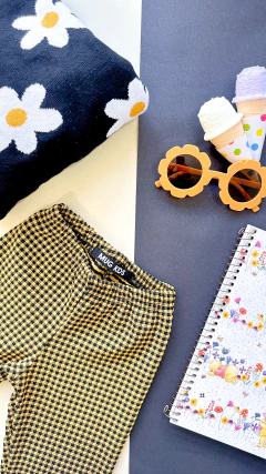 Legging Xadrez Vichy - Bee - Mug Kids