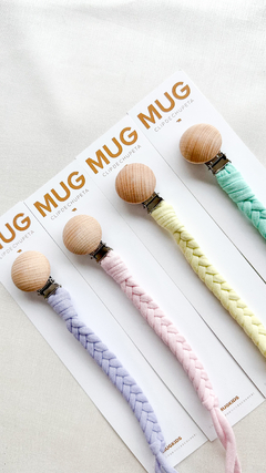 Kit Clip/Prendedor de Chupeta - Candy Colors - Mug Kids